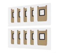 Sacchi per polvere Robot per eufy per omni C28 per x12 per Pro 4 (10 PACK) | Filtrazione avanzata, cattura 99.97% per polvere, per fibre meltblown, tessuto non tessuto, per C28 e per x12 Pro
