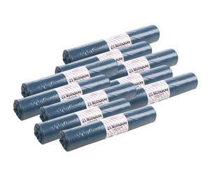 Sacchi Per Rifiuti 250 Pezzi 120L Blu Sacchi Per Spazzatura Sacchi 70x110cm