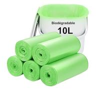 Sacchi per rifiuti biodegradabili da 10 l, 120 pezzi: fodera per bidoni della spazzatura da banco. Aievrgad, sacchetti per immondizia, spessi, biodegradabili, compostabili, per alimenti e giardino
