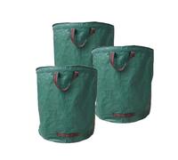 Sacchi per Rifiuti da Giardino Resistenti 500L,Sacco Raccogli Foglie 3pcs,Sacchi Giardinaggio con Maniglie ,Sacchi da giardinaggio con coperchio ,Idrorepellente ,Pieghevole ,per Foglie Rifiuti Detriti