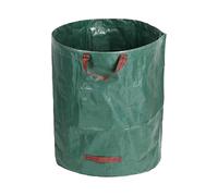Sacchi per rifiuti da giardino riutilizzabili, 200 l, pieghevole, con manici rinforzati, robusto e riutilizzabile, per erba, foglie, sporco e pulizia del giardino, ecologico