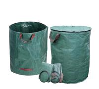 Sacchi per rifiuti da giardino, Sacchetto riutilizzabile for foglie da giardino, contenitore for detriti, contenitore for erba a scomparsa, contenitore for paesaggio, piscina(With Lid)