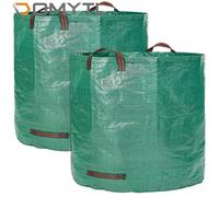 Sacchi per rifiuti da giardino Sacchi for rifiuti da giardino 670 * 770 mm, grande capacità, riutilizzabili, for foglie, pattumiera, contenitore pieghevole for la raccolta dei rifiuti