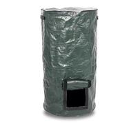 Sacchi per rifiuti da giardino, Sacco for rifiuti di compost da giardino Contenitore for fermentazione pieghevole con finestra di visualizzazione da 15-34 galloni(34 Gallon)
