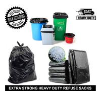 Sacchi Per Rifiuti Resistenti Da 90 LITRI Neri Per Spazzatura 1-200 Pz