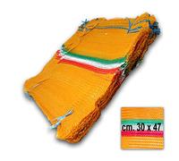 SACCHI RASCHEL CON BANDIERA ITALIANA cm. 30 x 47, stock 100 pezzi