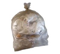 Sacchi Spazzatura Ambrati Trasparenti 90x120 cm 20 kg - Raccolta Rifiuti