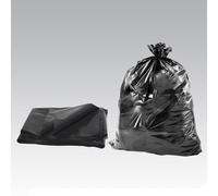 SACCHI SPAZZATURA BUSTE IMMONDIZIA CONDOMINIALE RESISTENTE NERO 90X120 KG.18