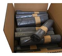 SACCHI SPAZZATURA IN PLASTICA PE-LD COLORE GRIGIO Cm 52x65 (35 litri) - SCATOLA DA 500 SACCHETTI