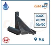 Sacchi Spazzatura Neri resistenti immondizia 90x120 70x110 55x65 9 kg