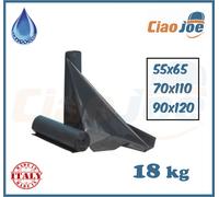 Sacchi Spazzatura Neri tipo pesante anti goccia resistenti per immondizia 18kg