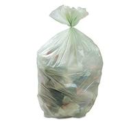 SACCHI ULTRA GIGANTI TRASPARENTI SUPER RESISTENTI PER IMMONDIZIA CM 120 X CM 140 BUSTA PER NETTEZZA URBANA IN POLIETILENE PER SPAZZATURA E RACCOLTA DIFFERENZIATA PLASTIC BAGS (PZ 25)