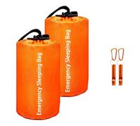 Sacco a multiuso per emergenze, riflettente, antivento, per campeggio, escursionismo, preparazione alle catastrofi, sacco a impermeabilizzato