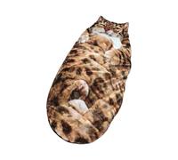 Sacco A Pelo 175x80 Cm, Caldo E Accogliente Con Gatto, Lavabile E Confortevole, A Pelo Per Adulti, Freddo, Interno Casa Camera Da Soggiorno Appartamento Dormitorio Hotel, Regalo Di