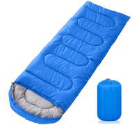 Sacco a Pelo, 220 x 85 cm Sacchi a Pelo Invernale per Adulti e Bambini, Impermeabile Sacchi a Pelo Ultraleggero Compatto per Campeggio Trekking, Escursioni, attività all'Aria Aperta