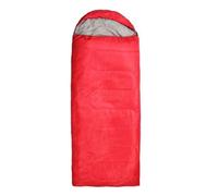 Sacco a pelo all'aperto per campeggio, 2 in 1, coperta a pelo, 4 stagioni, sacco a pelo per adulti, caldo, leggero, impermeabile per escursioni, escursioni e viaggi (colore: rosso)