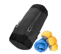Sacco a pelo, borsa a compressione - borsa a compressione con coulisse | , sacco a pelo con chiusura a fascia elastica regolabile, tessuto in nylon 210 D impermeabile, resistente allo strappo e