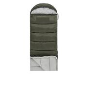 Sacco a pelo caldo Trapunta doppia trapuntata impermeabile ultraleggera Sacchi a con busta invernale for esterni Per Campeggio Escursionismo(U250 Green-right)