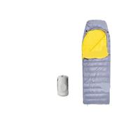 Sacco a pelo con busta in piuma d'anatra: caldo for i viaggi in campeggio all'aperto(Grey M)