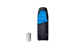 Sacco a pelo con busta in piuma d'oca ad alta morbidezza, caldo for i viaggi in campeggio invernali(CW700 Black M)