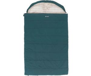 Sacco a pelo con coperta doppia outwell camper lux blu per due persone fino a 200 cm