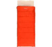 Sacco a pelo con coperta outwell contour lux fino a 190 cm con cerniera a destra rosso