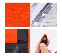 Sacco a pelo da campeggio design compatto per attrezzatura soccorso temporaneo d