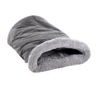 Sacco A Pelo Flamingo Zupo Grigio Scuro 35x55x25 Cm Per Cane E Gatto Lavabile