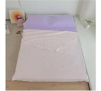 Sacco A Pelo Fodere Sacco A Pelo Portatile Compatto, Lenzuolo Foderato per Sacco A Pelo in Cotone per Hotel per Uso Domestico, per Viaggi All'aperto E Campeggio, G, 160x210cm