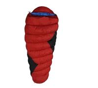 Sacco a pelo impermeabile for il freddo invernale addensato Forniture for escursionismo da campeggio -8 ℃ Sacchi a in cotone per Adulti(Red)