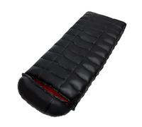 Sacco a pelo in piuma for adulti da campeggio all'aperto doppio caldo in d'oca sacco a trapuntato for due scopi doppia giunzione Per Campeggio Escursionismo(Red 400g Goose down)