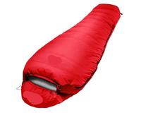 Sacco a pelo invernale portatile in piuma d'oca a impermeabile caldo tre stagioni adatto for viaggi in campeggio per Adulti(Red-800g)
