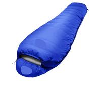 Sacco a pelo invernale portatile in piuma d'oca a impermeabile caldo tre stagioni adatto for viaggi in campeggio per Adulti(Blue-800g)