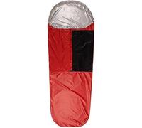 Sacco a pelo leggero e impermeabile, resistente al freddo, per campeggio, colore: rosso