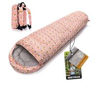 Sacco a Pelo Mummia Ideale per Bambini - Campeggio Viaggio Escursioni Trekking - leggero Compatto con Zaino YMER