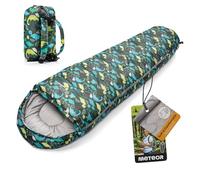 Sacco a Pelo Mummia Ideale per Bambini - Campeggio Viaggio Escursioni Trekking - leggero Compatto con Zaino YMER