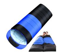 Sacco a pelo per campeggio, campeggio, sacco a pelo invernale, 50°F-68°F, leggero sacco a compressione per il sonno, con coulisse, per attività all'aperto, escursioni, viaggi