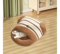 Sacco a pelo per gatti, cuscino portatile e morbido per animali domestici,