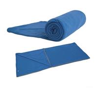 Sacco a pelo portatile con cerniera per maggiore calore e comodità durante il campeggio o i viaggi su strada (blu)