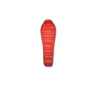 Rab - Sacco a pelo per 3 stagioni - Alpine -12C / 10F Dark Horizon/Tuscan Red - Taglia Sinistra - rosso