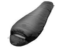 Sacco A Pelo Sacco a pelo invernale portatile in piuma d'oca a impermeabile caldo tre stagioni adatto for viaggi in campeggio(Black-800g)
