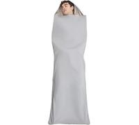 Sacco a Pelo schermante Contro Le Radiazioni EMF e 5G, Coperta per la Gravidanza con Protezione dalle Radiazioni WiFi e Bluetooth, Copertura Faraday in Tessuto,Grigio,218 * 70cm