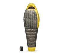 SEA TO SUMMIT Spark 7c/45f Down Sleeping Bag Long - Uomo - Grigio / Giallo - Taglia unica- modello 2025