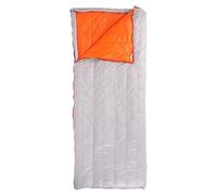 Sacco a pelo singolo da campo all'aperto a portatile in piuma d'oca singola doppia giunzione a a compressione ultraleggera impermeabile per Adulti(Orange 1000g)