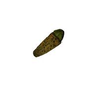 Sacco a Pelo Sniper Camo Woodland intermedio US Army - Nero (fino a -5°C) Campeg