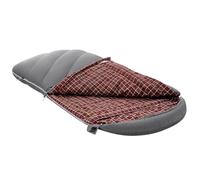 Sacco a pelo XL extra largo in flanella impermeabile: attrezzatura calda e portatile for il campeggio con tempo freddo(Gray)