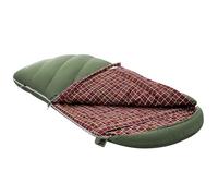 Sacco a pelo XL extra largo in flanella impermeabile: attrezzatura calda e portatile for il campeggio con tempo freddo(Green)