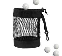 Sacco a rete da golf - Organizer per palloni da golf in nylon, borsa portatile da golf, grande borsa con coulisse, borsa per allenamento ed esercizi di golf per uomini e donne