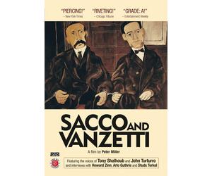 Sacco and Vanzetti (DVD) Arlo Guthrie Howard Zinn John Turturro Studs Turkel