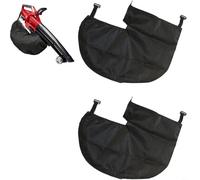 Sacco aspira-foglie, 30 cm, manicotto di montaggio, compatibile con Ein-hell GE-CL 36 Li E-Solo e per Gardenic Hof 3000 W, tessuto non tessuto antistrappo con cerniera per connettori ovali e rotondi